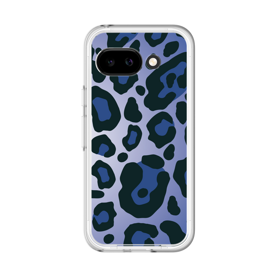 スリムプロテクションプレミアムケース［ Leopard - Blue ］