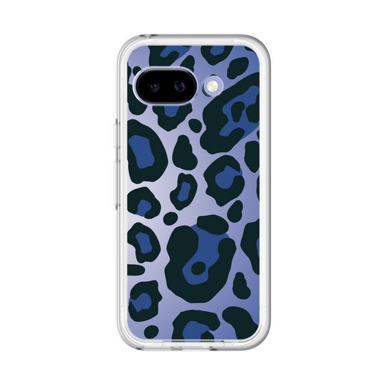 スリムプロテクションプレミアムケース［ Leopard - Blue ］