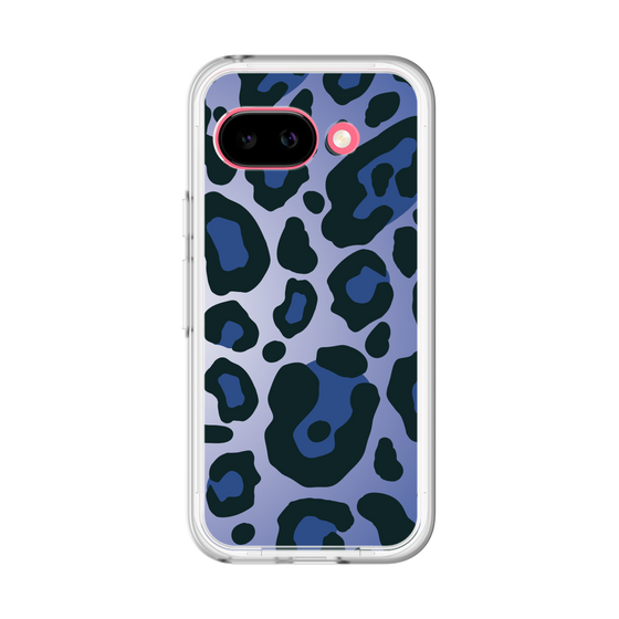 スリムプロテクションプレミアムケース［ Leopard - Blue ］