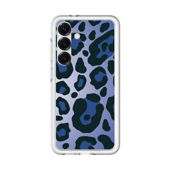 スリムプロテクションプレミアムケース［ Leopard - Blue ］