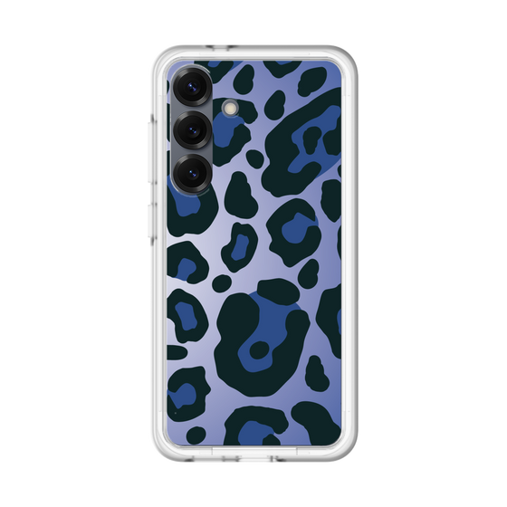 スリムプロテクションプレミアムケース［ Leopard - Blue ］