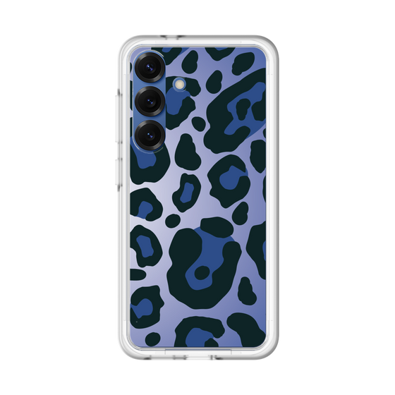 スリムプロテクションプレミアムケース［ Leopard - Blue ］