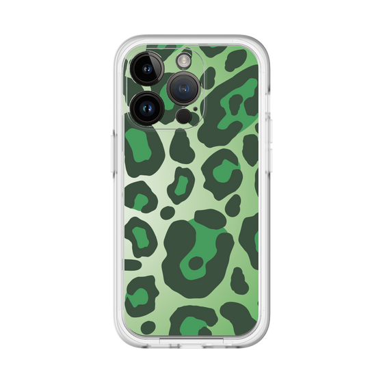 スリムプロテクションプレミアムケース［ Leopard - Green ］