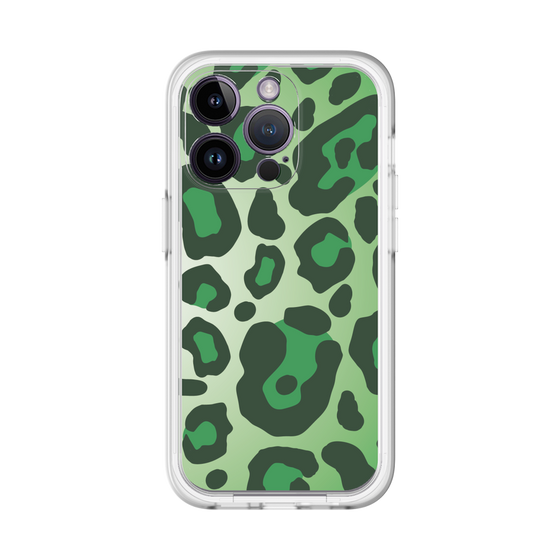 スリムプロテクションプレミアムケース［ Leopard - Green ］