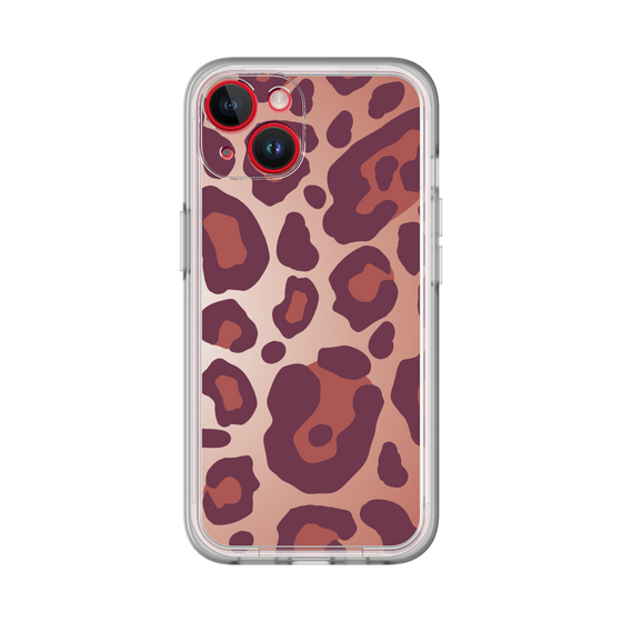 スリムプロテクションプレミアムケース［ Leopard - Red ］