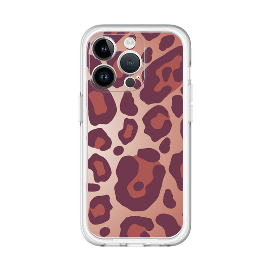 スリムプロテクションプレミアムケース［ Leopard - Red ］