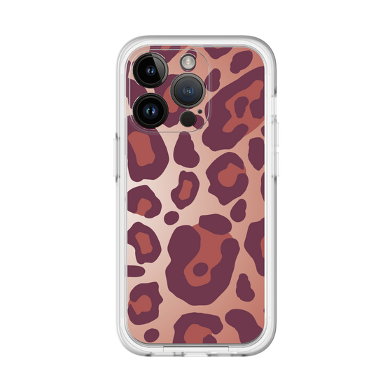 スリムプロテクションプレミアムケース［ Leopard - Red ］