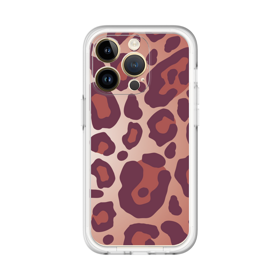 スリムプロテクションプレミアムケース［ Leopard - Red ］