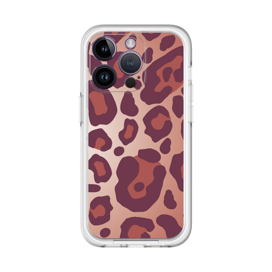 スリムプロテクションプレミアムケース［ Leopard - Red ］