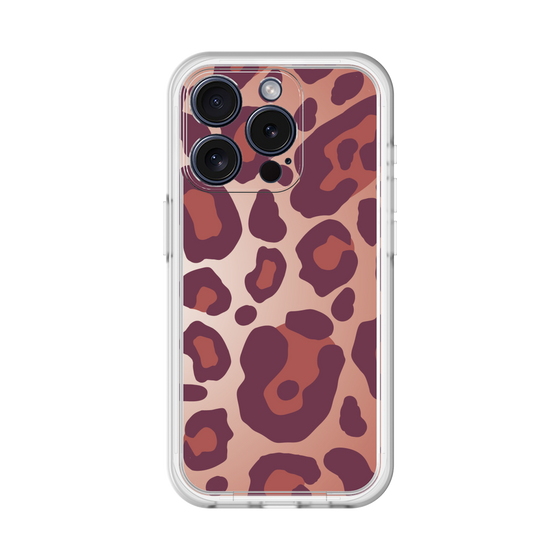 スリムプロテクションプレミアムケース［ Leopard - Red ］