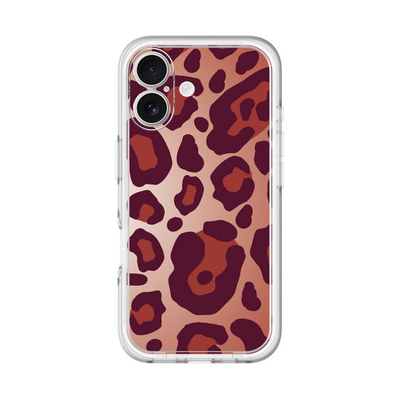 スリムプロテクションプレミアムケース［ Leopard - Red ］