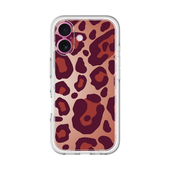 スリムプロテクションプレミアムケース［ Leopard - Red ］