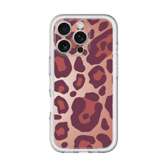 スリムプロテクションプレミアムケース［ Leopard - Red ］