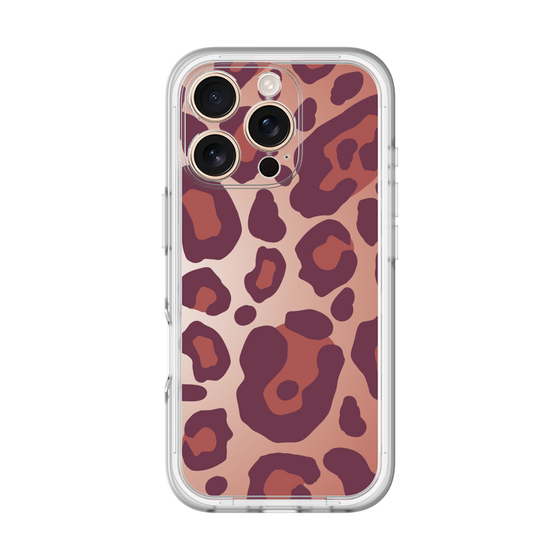 スリムプロテクションプレミアムケース［ Leopard - Red ］