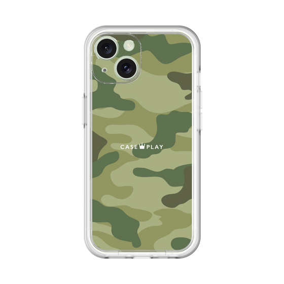 スリムプロテクションプレミアムケース［ Camouflage - Green ］