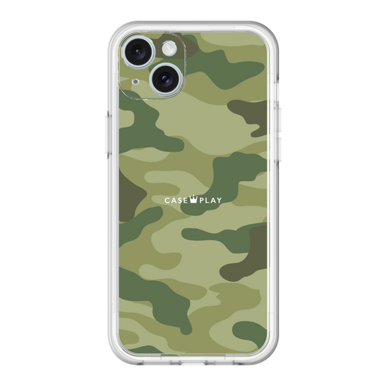 スリムプロテクションプレミアムケース［ Camouflage - Green ］