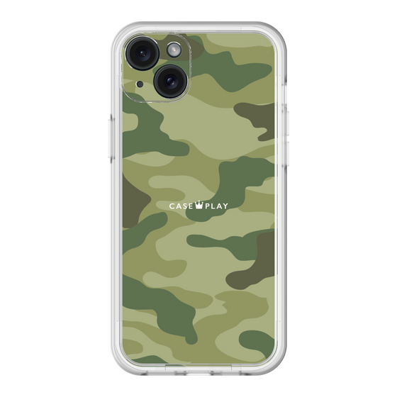 スリムプロテクションプレミアムケース［ Camouflage - Green ］