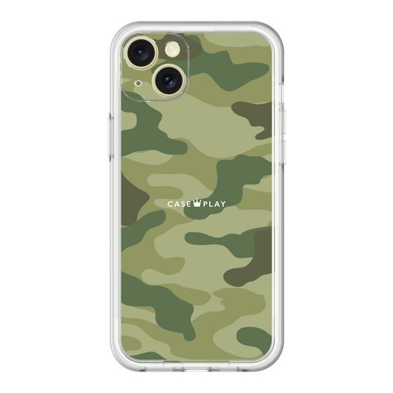 スリムプロテクションプレミアムケース［ Camouflage - Green ］