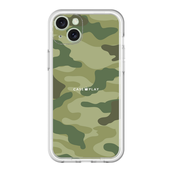 スリムプロテクションプレミアムケース［ Camouflage - Green ］