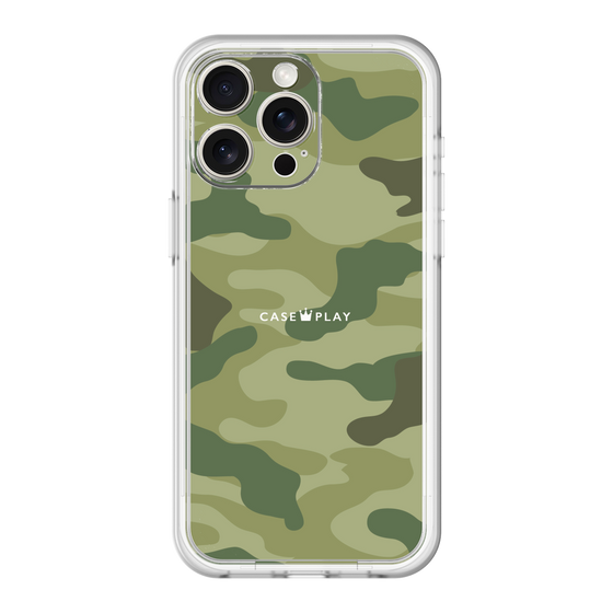 スリムプロテクションプレミアムケース［ Camouflage - Green ］