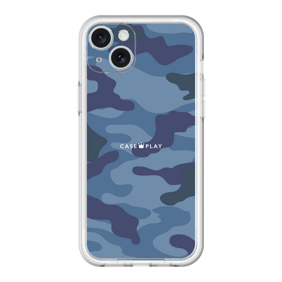 スリムプロテクションプレミアムケース［ Camouflage - Blue ］