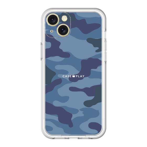 スリムプロテクションプレミアムケース［ Camouflage - Blue ］
