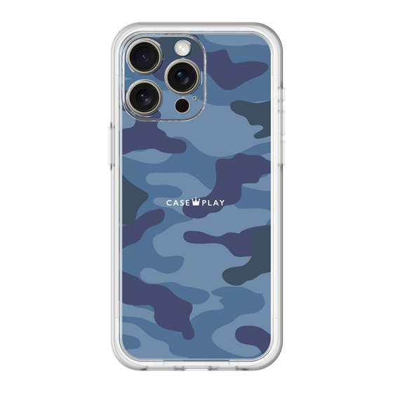 スリムプロテクションプレミアムケース［ Camouflage - Blue ］