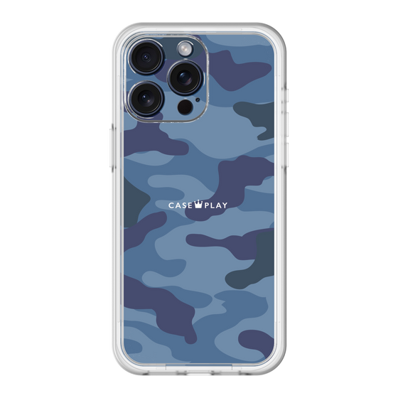 スリムプロテクションプレミアムケース［ Camouflage - Blue ］
