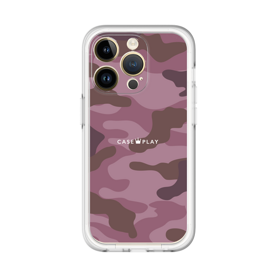 スリムプロテクションプレミアムケース［ Camouflage - Pink ］