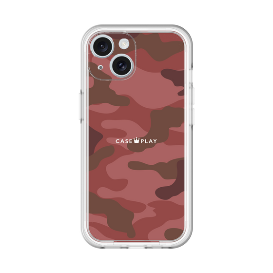 スリムプロテクションプレミアムケース［ Camouflage - Red ］