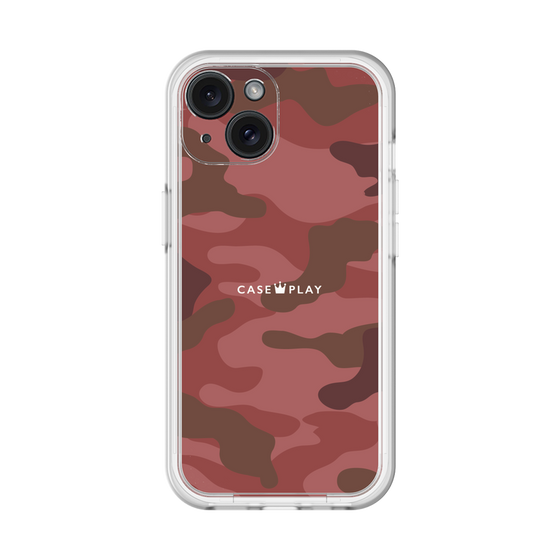 スリムプロテクションプレミアムケース［ Camouflage - Red ］