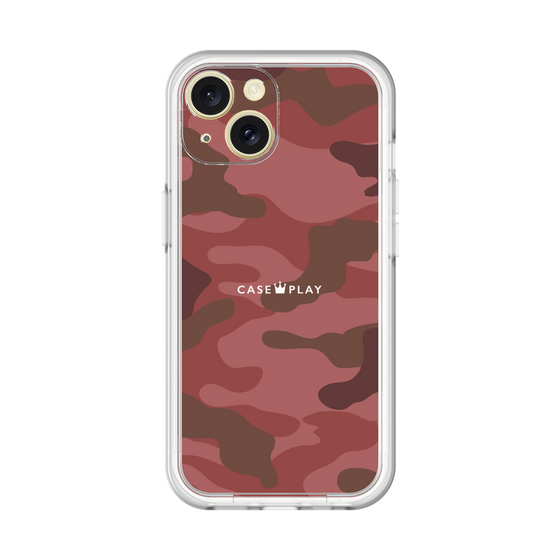 スリムプロテクションプレミアムケース［ Camouflage - Red ］