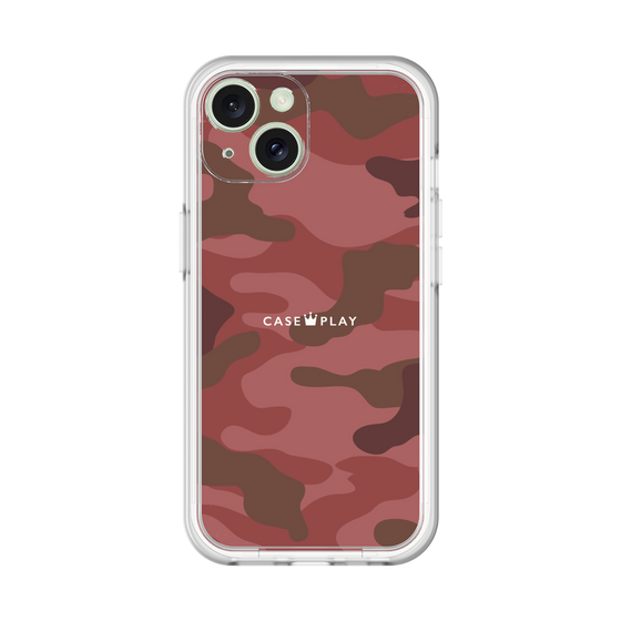 スリムプロテクションプレミアムケース［ Camouflage - Red ］