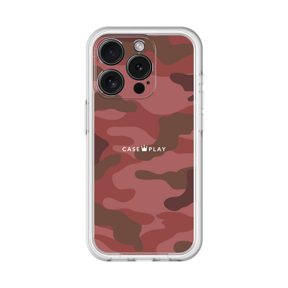 スリムプロテクションプレミアムケース［ Camouflage - Red ］