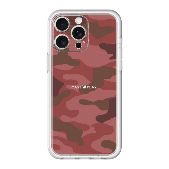 スリムプロテクションプレミアムケース［ Camouflage - Red ］