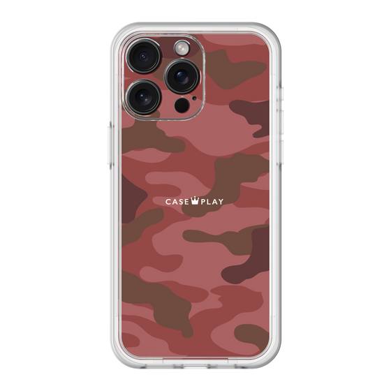 スリムプロテクションプレミアムケース［ Camouflage - Red ］