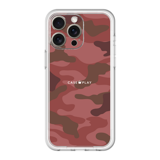 スリムプロテクションプレミアムケース［ Camouflage - Red ］