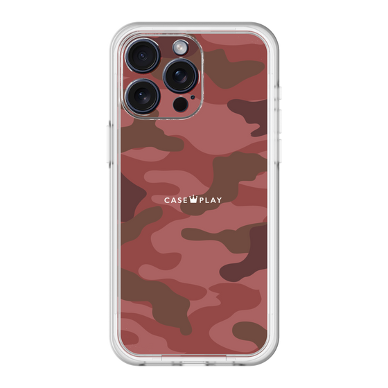スリムプロテクションプレミアムケース［ Camouflage - Red ］