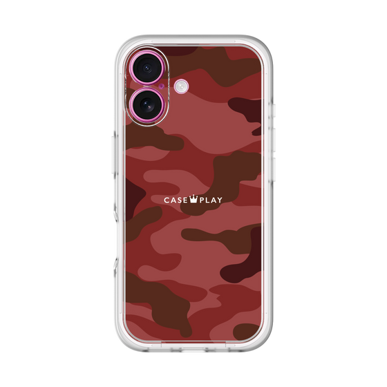 スリムプロテクションプレミアムケース［ Camouflage - Red ］