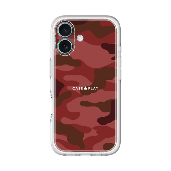 スリムプロテクションプレミアムケース［ Camouflage - Red ］