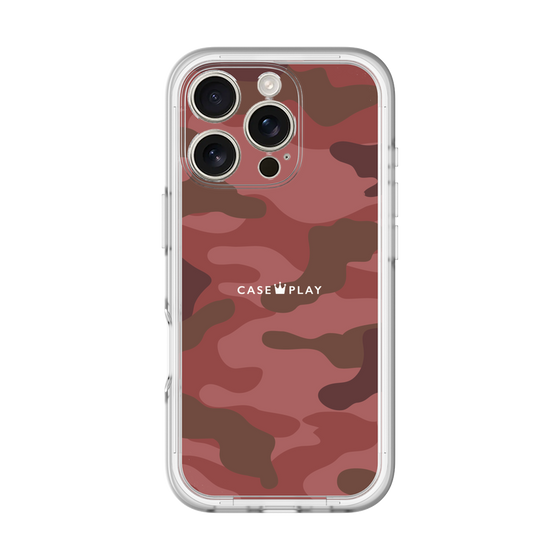 スリムプロテクションプレミアムケース［ Camouflage - Red ］