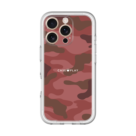 スリムプロテクションプレミアムケース［ Camouflage - Red ］