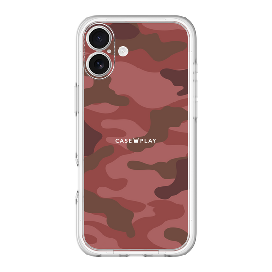 スリムプロテクションプレミアムケース［ Camouflage - Red ］