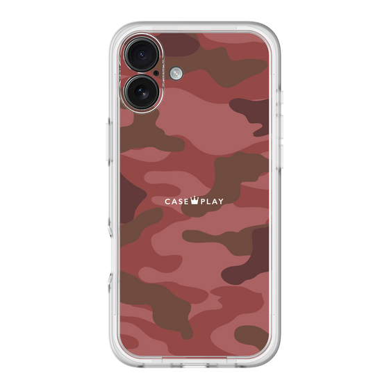 スリムプロテクションプレミアムケース［ Camouflage - Red ］