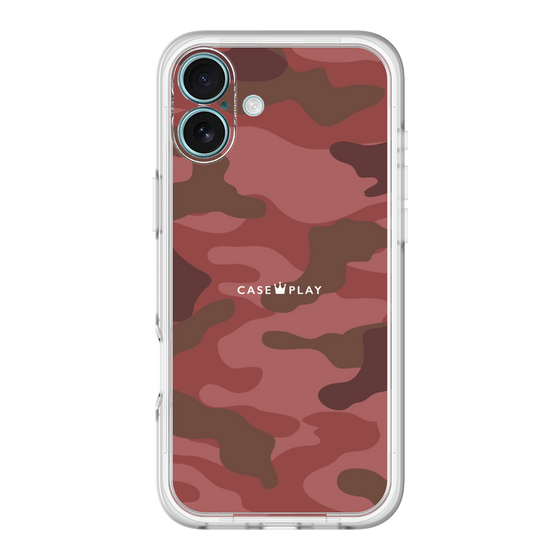 スリムプロテクションプレミアムケース［ Camouflage - Red ］