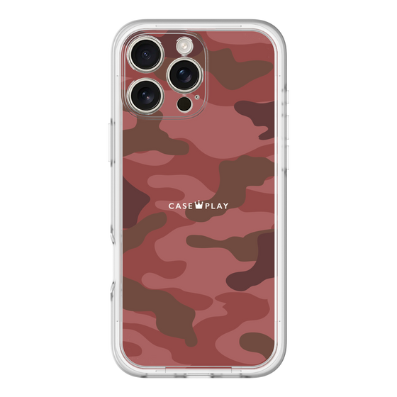 スリムプロテクションプレミアムケース［ Camouflage - Red ］