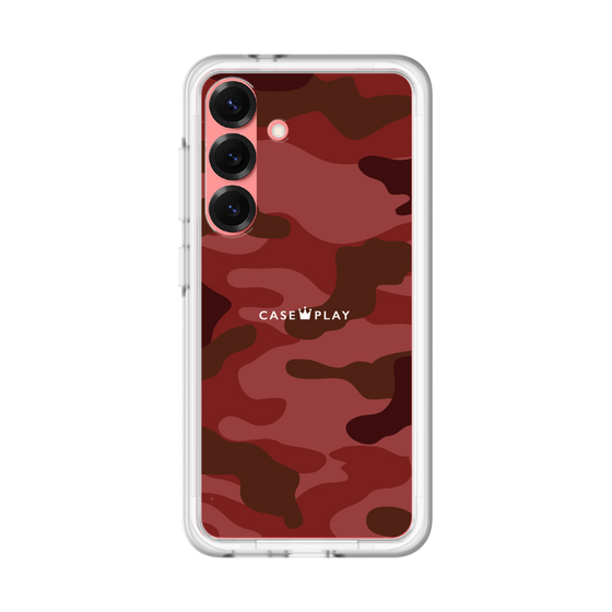 スリムプロテクションプレミアムケース［ Camouflage - Red ］