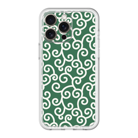 スリムプロテクションプレミアムケース［ 唐草模様 - Green ］