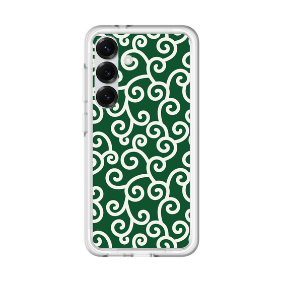 スリムプロテクションプレミアムケース［ 唐草模様 - Green ］
