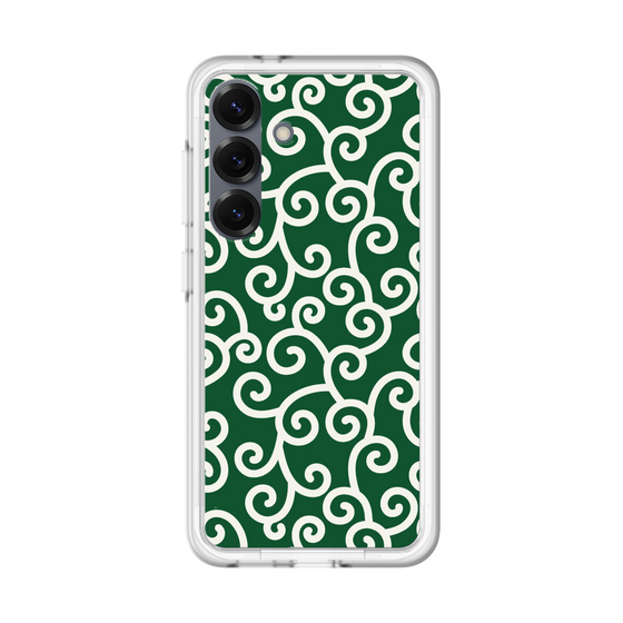 スリムプロテクションプレミアムケース［ 唐草模様 - Green ］